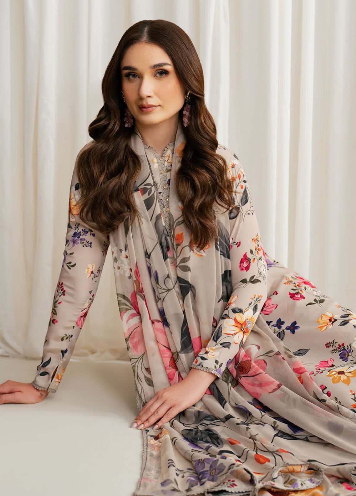 Swiss monal lawn 3 pc